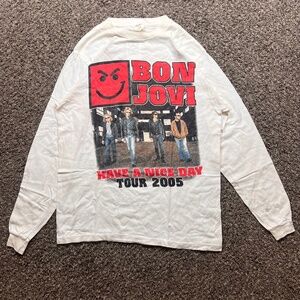 2005 Bon Jovi "Have A Nice Day" Tour Band T Shirt